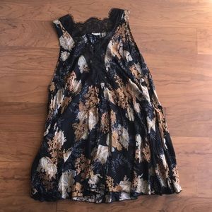 Intimately by Free People Black Lace Tunic
